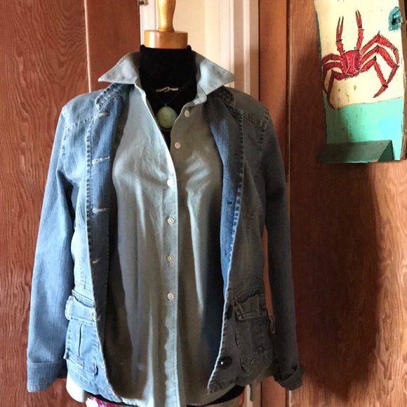 Fab Color Pima Oxford! Teal/Greenish M Devon&Jones - Picture 8 of 8